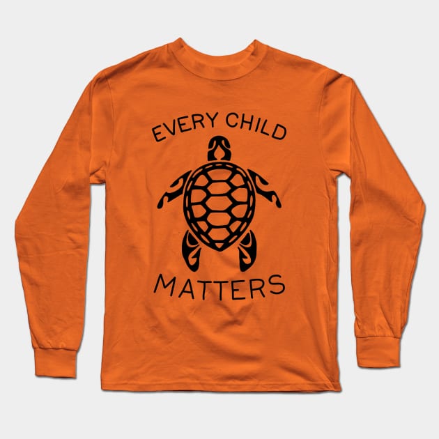 Every Child Matters - Turtle Long Sleeve T-Shirt by valentinahramov